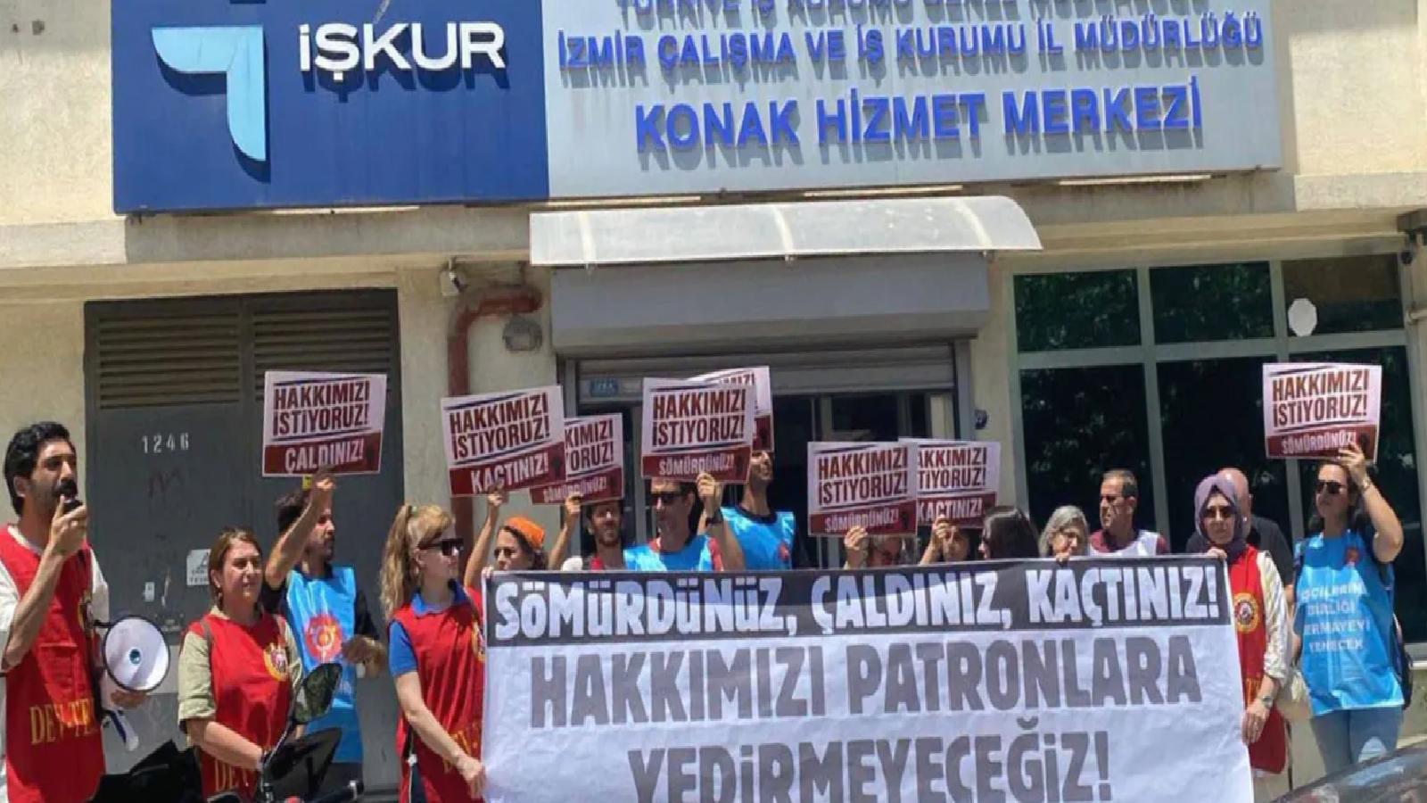 Barta Tekstil işçilerinden alacak eylemi: Sorumluların korunmasına sessiz kalmayacağız!