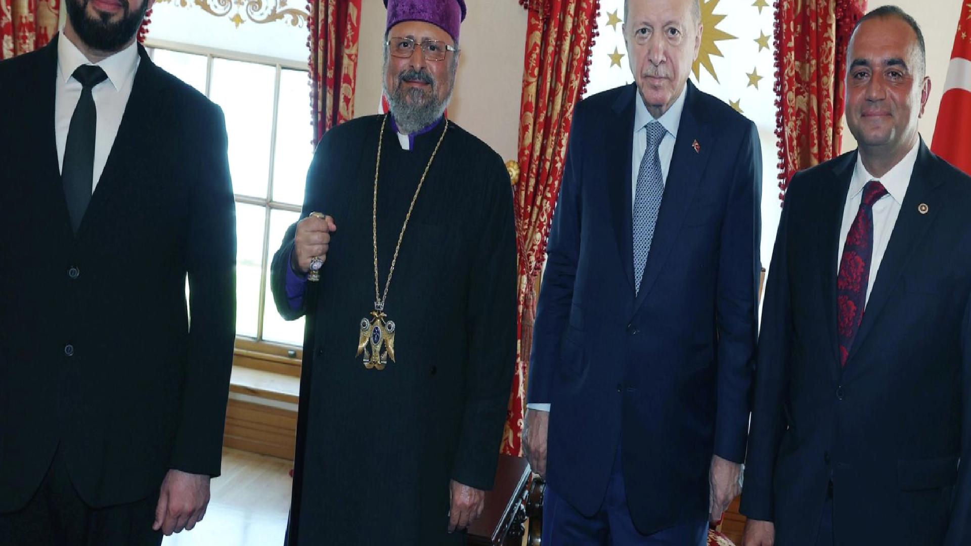 Cumhurbaşkanı Erdoğan, Maşalyan ve Sıvacıoğlu’yla görüştü