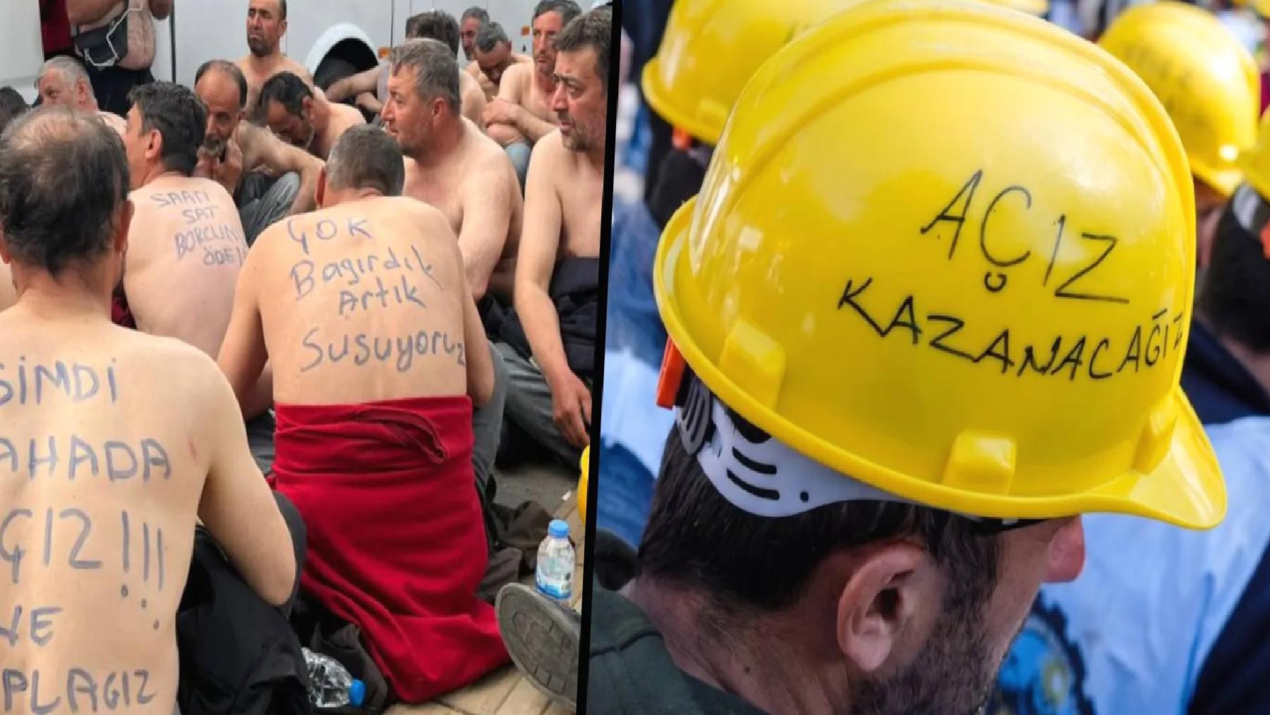Haklarını alamayan maden işçileri tekrar direnişe geçmişti: “Ödemeler için Yıldızlar Holding’e bakan yardımcısının aracılığıyla kredi verildi” iddiası