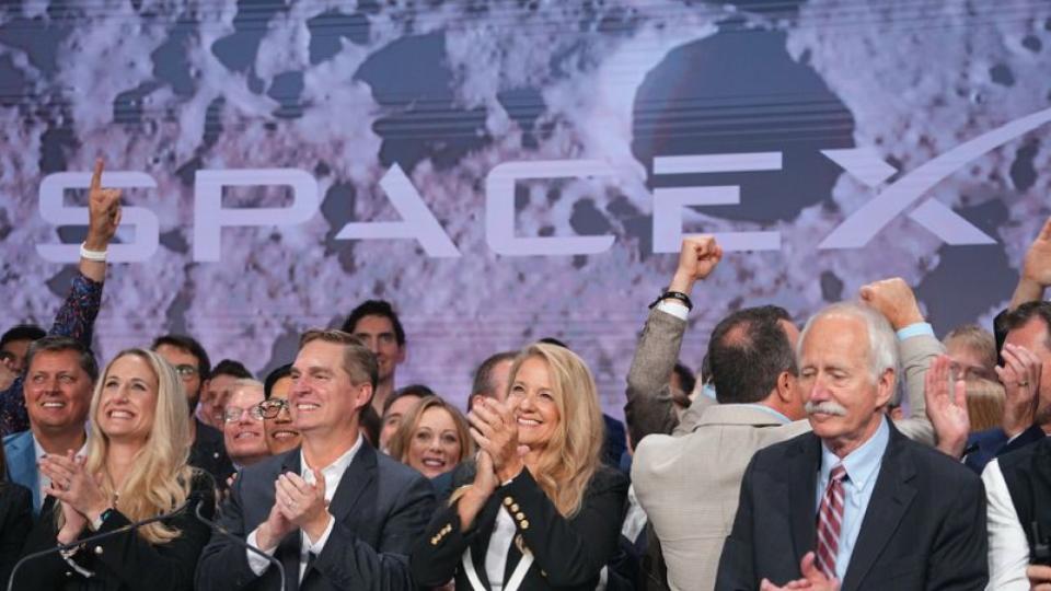 Tarihin en büyük halka arzının ardından SpaceX ilk işlem gününde %19 yükseldi