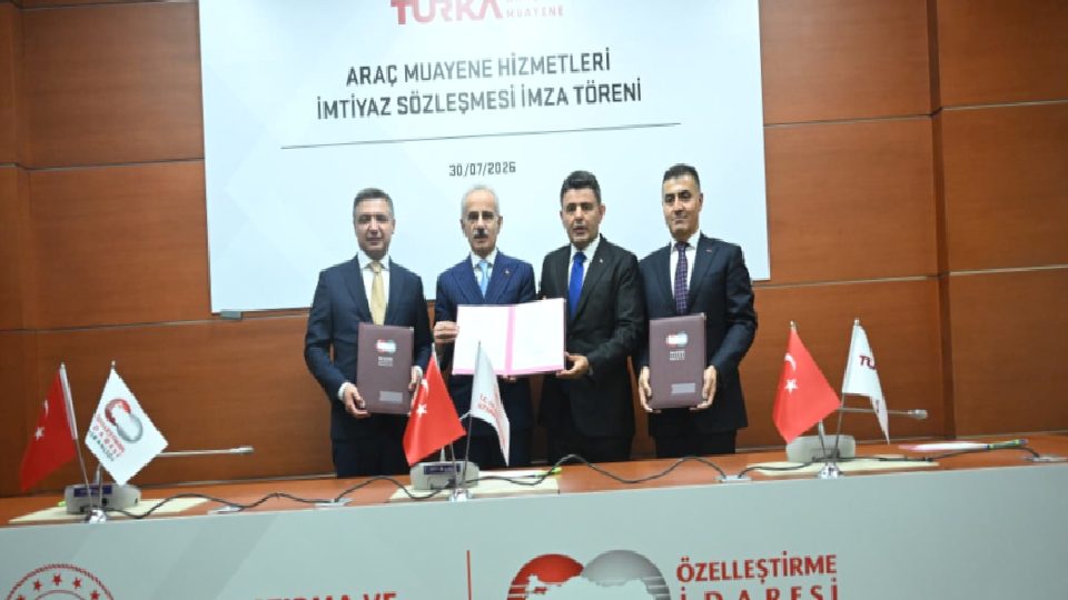 Araç muayene hizmetlerinde yeni dönemin imzaları atıldı