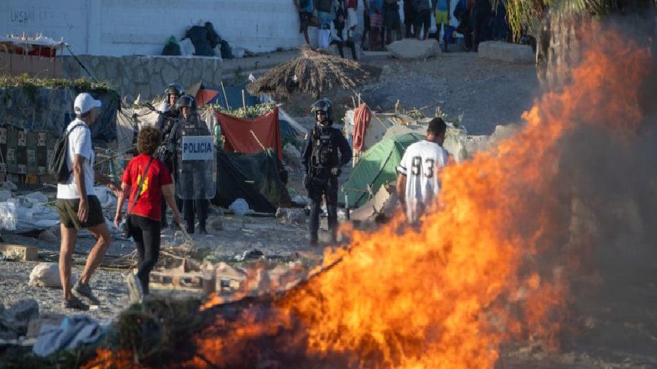 Ceuta’da göçmen krizi şiddete dönüştü
