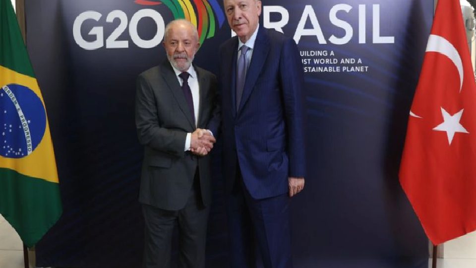 Erdoğan, Brezilya Devlet Başkanı Lula ile görüştü