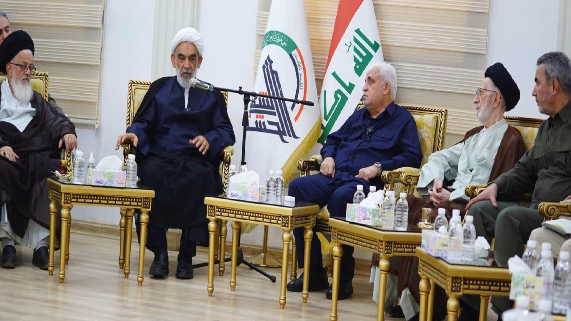 İran lideri Hamaney’in gönderdiği heyet, Irak’ta Haşdi Şabi Başkanı ile görüştü