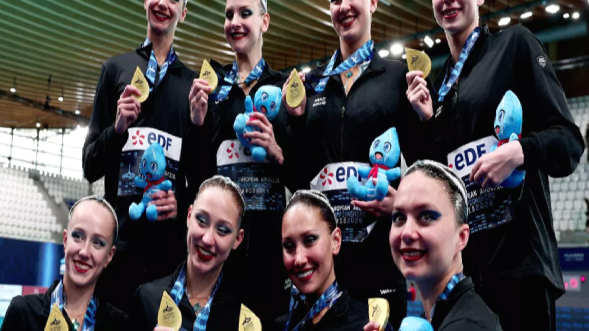 Rus artistik yüzme takımı, Avrupa Su Sporları Şampiyonası’nda ilk altın madalyasını kazandı