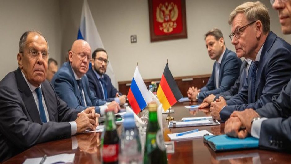 Alman ve Rus bakanlar dört buçuk yıl sonra ilk kez görüştü